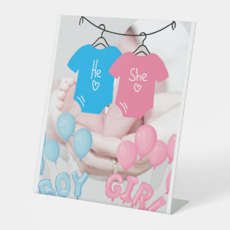 Signe De Table Bannière d'événements baby shower