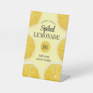 Signe De Table Bar à Limonade Épicée d'Été - Spécialité de Restau
