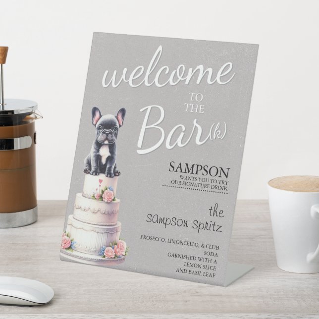 Signe De Table Bar Bulldog (In SItu)