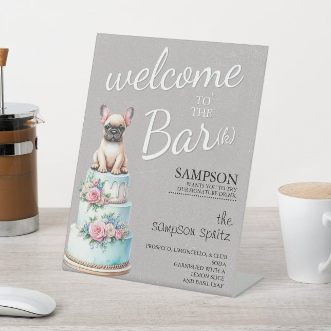 Signe De Table Bar Bulldog (In SItu)