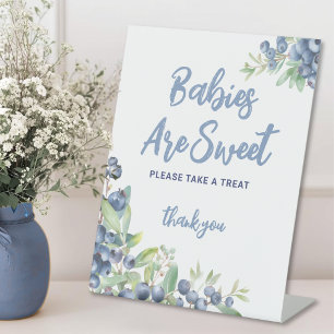 Signe De Table Barre de friandises pour une baby shower aux douce
