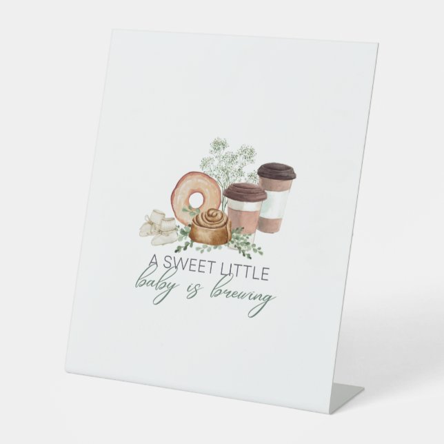 Signe De Table Bébé est en train de brasser (Recto)