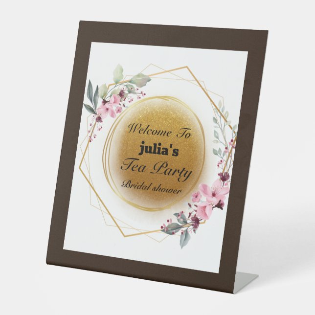 Signe De Table bienvenue (Recto)