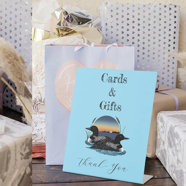 Signe De Table Bleu couché de soleil (Créateur téléchargé)