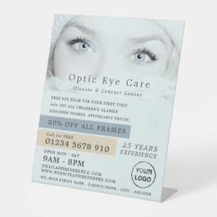 Signe De Table Blue Eyes, Opticien, Praticien technique