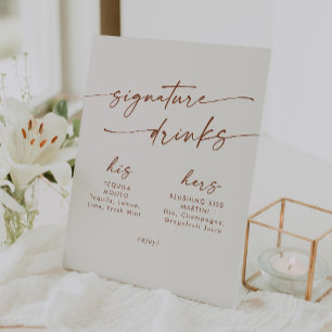 Signe De Table Boho Chic Bohemian Cream Mariage Signature Boisson