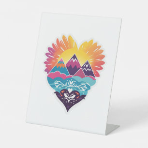 Signe De Table Boho Chic Faire-part de mariage