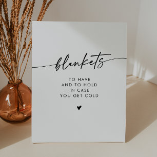Signe De Table Boho Chic moderne noir et blanc Mariage de couvert