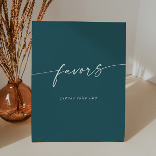Signe De Table Boho Chic Moderne Turquoise Bleu Mariage Faveurs