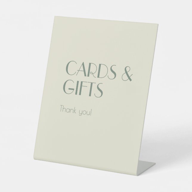 Signe De Table Boho Deco d'automne | Cartes et cadeaux de crème (Recto)