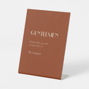 Signe De Table Boho Deco d'automne   Salle de bain pour hommes ro