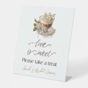 Signe De Table Boho Love brasse Fête des mariées florale Brunch