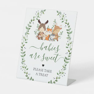 Signe De Table Bois Végétation Forêt Animaux Baby shower Traite