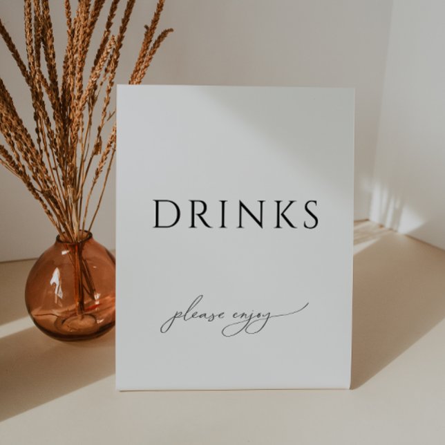 Signe De Table Boissons de Baby showers neutres selon le sexe lun (Créateur téléchargé)