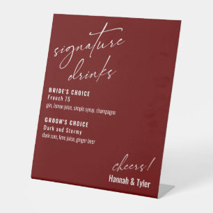 Signe De Table Boissons de signature contemporaines Bourgogne