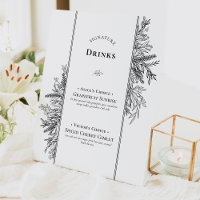 Boissons signées Mariage blanc et noir