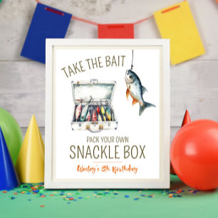 Signe De Table Boîte de friandises pour fête d'anniversaire sur l
