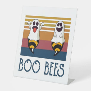Signe De Table Boo Bees Couple Ghost Chemise Halloween