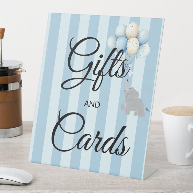 Signe De Table Boy Baby Shower (In SItu)