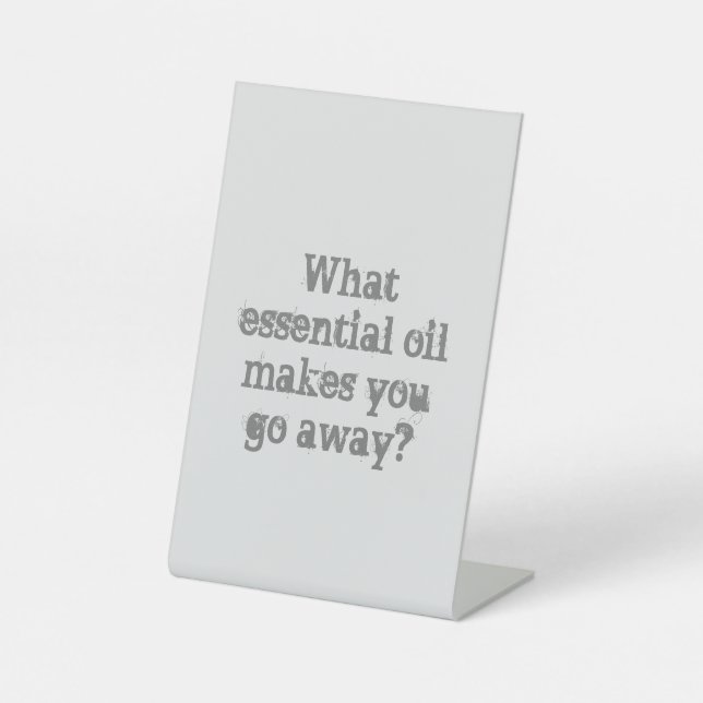 Signe De Table Bureau amusant (Recto)