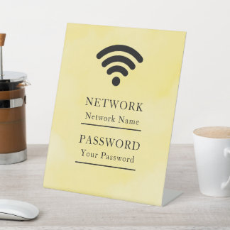 Signe De Table  Business Wifi Morden Network