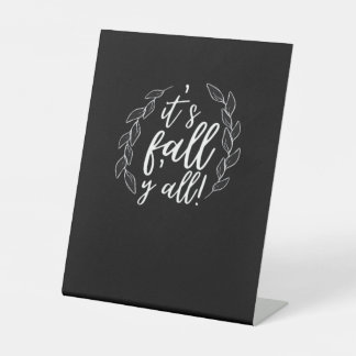 Signe De Table C’est automne Y’all Automne Design tendance Unique