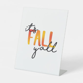 Signe De Table C’est l’automne Y’all esthétique simple