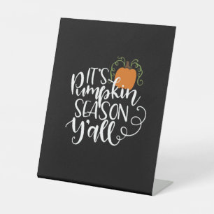 Signe De Table C’est la saison Citrouille Y’all Funny tendance