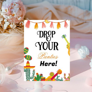 Signe De Table Cactus Panties Drop Bachelorette Party Jeu