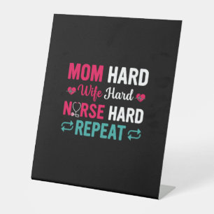 Signe De Table Cadeau infirmière   Maman Grosse Femme Infirmière