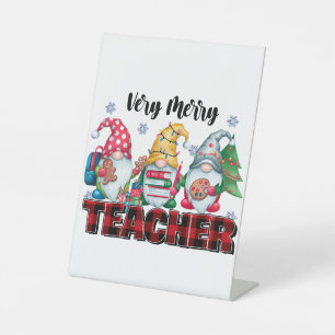 Signe De Table Cadeau pour Enseignant Enseignant Très Joyeux