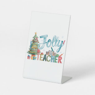 Signe De Table Cadeau pour Enseignant   Joyeux Noël Professeur Jo