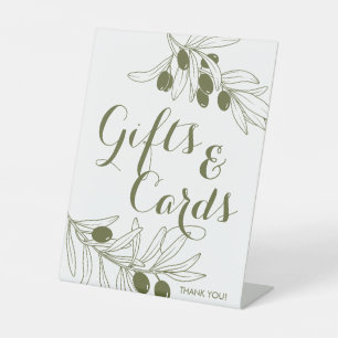 Signe De Table Cadeaux & Cartes Branches de Olivier Vert