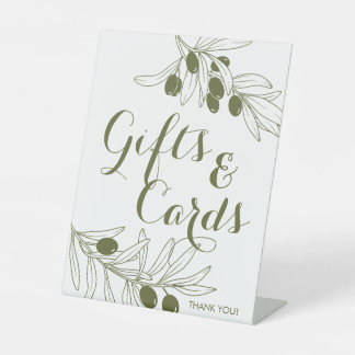 Signe De Table Cadeaux & Cartes Branches de Olivier Vert