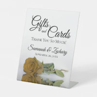 Cadeaux & Cartes Golden Ochre Rose Merci
