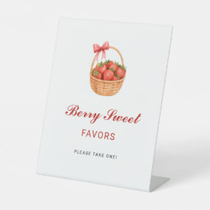 Signe De Table Cadeaux de Baby Shower Bébé aux Fraises Super Sucr