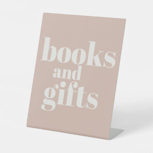 Signe De Table Cadeaux de livres de typhographie en grès rose pou