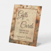 Cadeaux de mariage et cartes Merci Sienne Bohème F