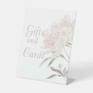 Signe De Table Cadeaux et Cartes de Mariage Romantiques aux Pivoi