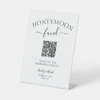 Caisse de Lune de Miel QR Mariage Minimaliste