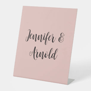 Signe De Table Calligraphie Élégant Cute Plain