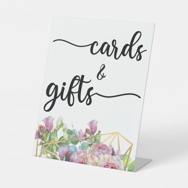 Signe De Table Calligraphie moderne Cartes de Mariage et Cadeaux  (Recto)