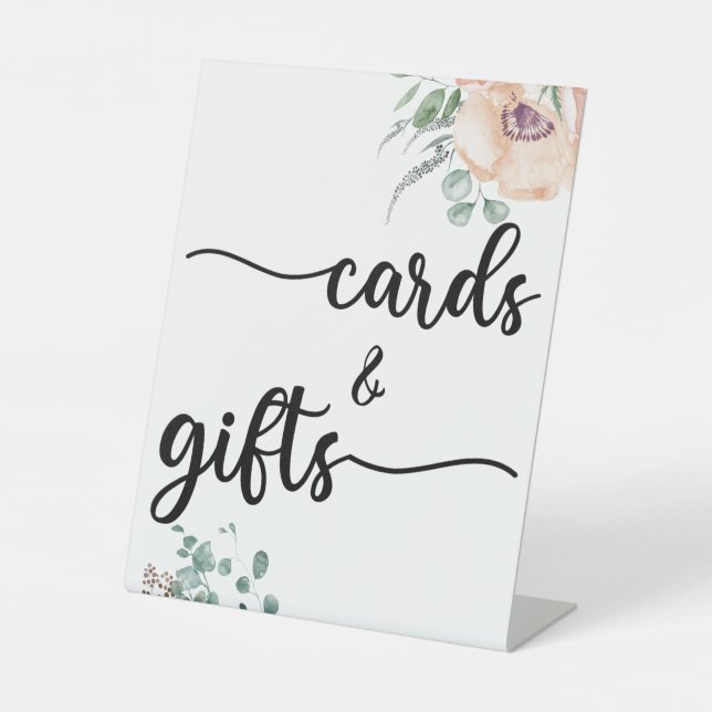 Signe De Table Calligraphie moderne Cartes de Mariage et Cadeaux  (Recto)