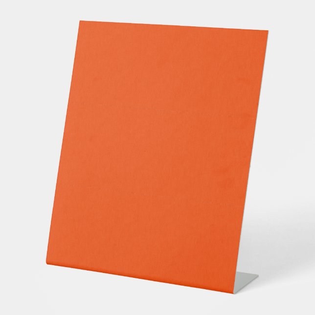 Signe De Table Calm & simple orange textured background  (Recto)