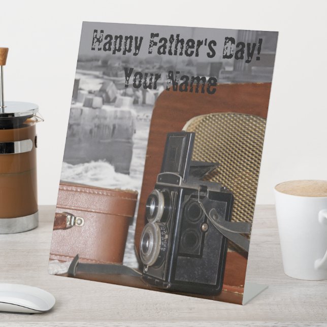 Signe De Table Caméra vidéo analogique rétro (In SItu)