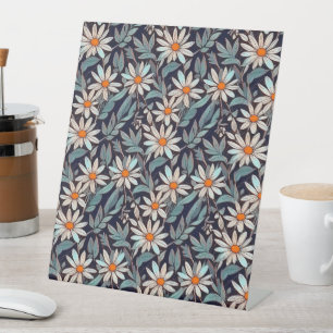 Signe De Table Camomilles florissantes - Design floral moderne 6