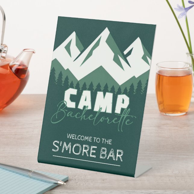 Signe De Table Camp Bachelorette (In SItu)