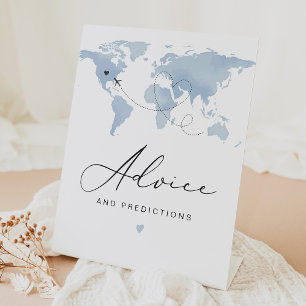 Signe De Table CARMEN Blue Travel Hôte à thème Enregistrement