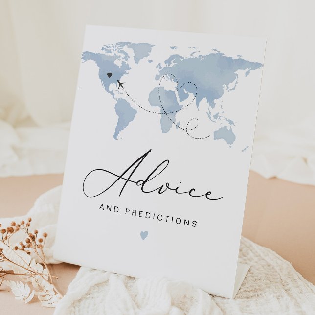 Signe De Table CARMEN Blue Travel Hôte à thème Enregistrement (Créateur téléchargé)