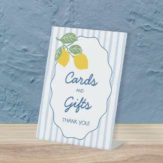 Signe De Table Cartes & Cadeaux Amalfi Coast Lemon Enterrement de